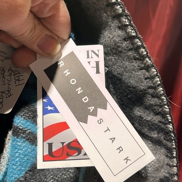 NWT dressy western wool poncho sweater reversable southwestern one size - Picture 6 of 7